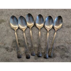 Vintage Embassy‎ Silverplated Small Spoons Set Of 6